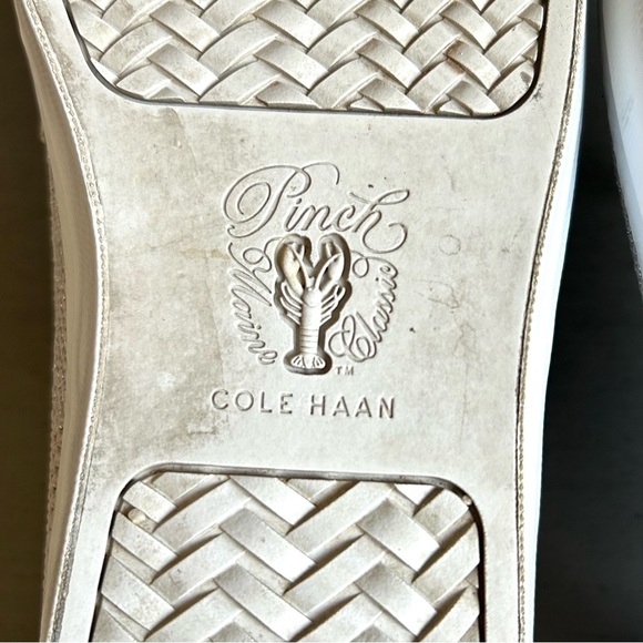 Cole Haan Women Pinch Maine Classic Penny Loafer Gray Silver Flats Sz 11 Preppy - Picture 14 of 16